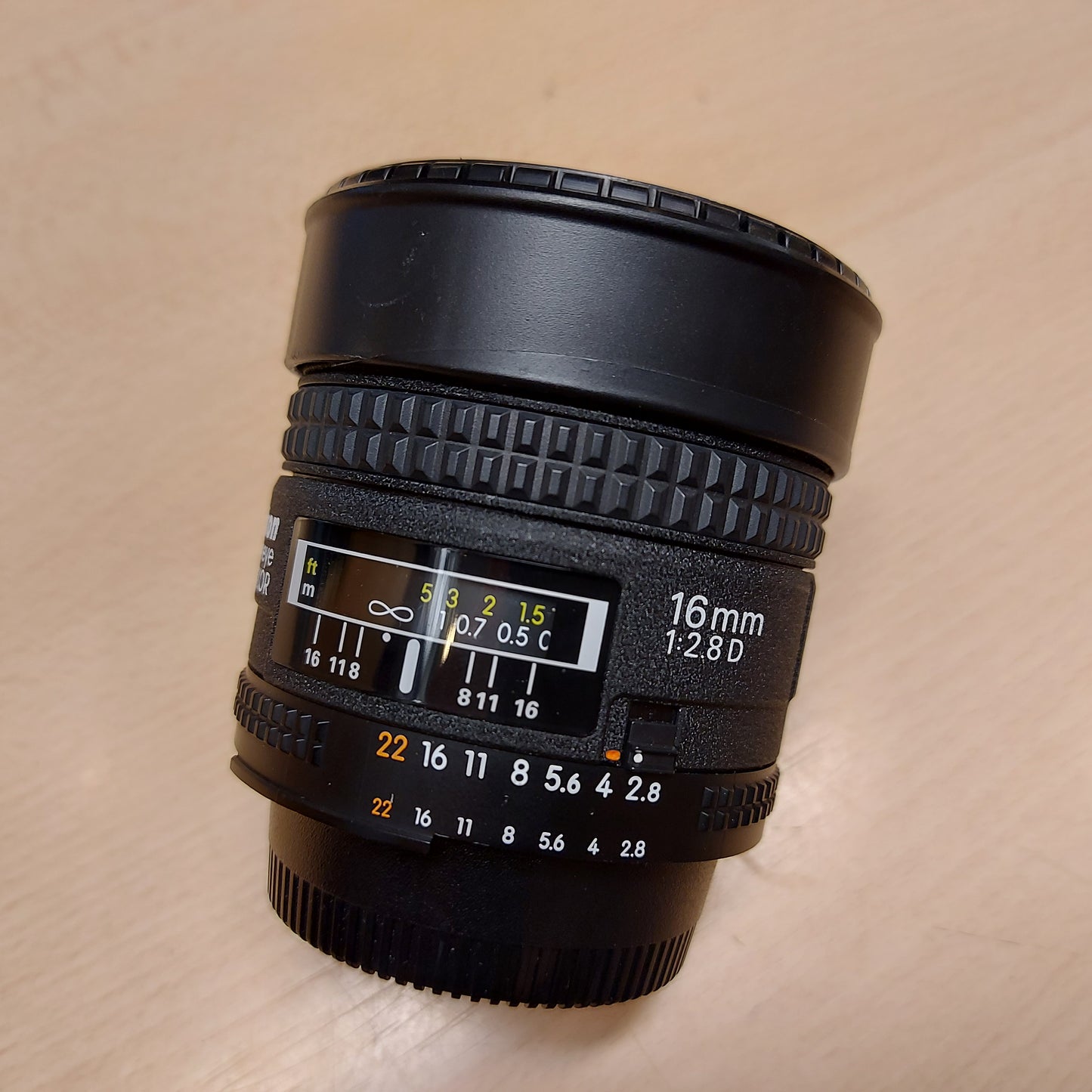 Nikon 16mm f/2.8 AF-D Full Rectangular Fisheye