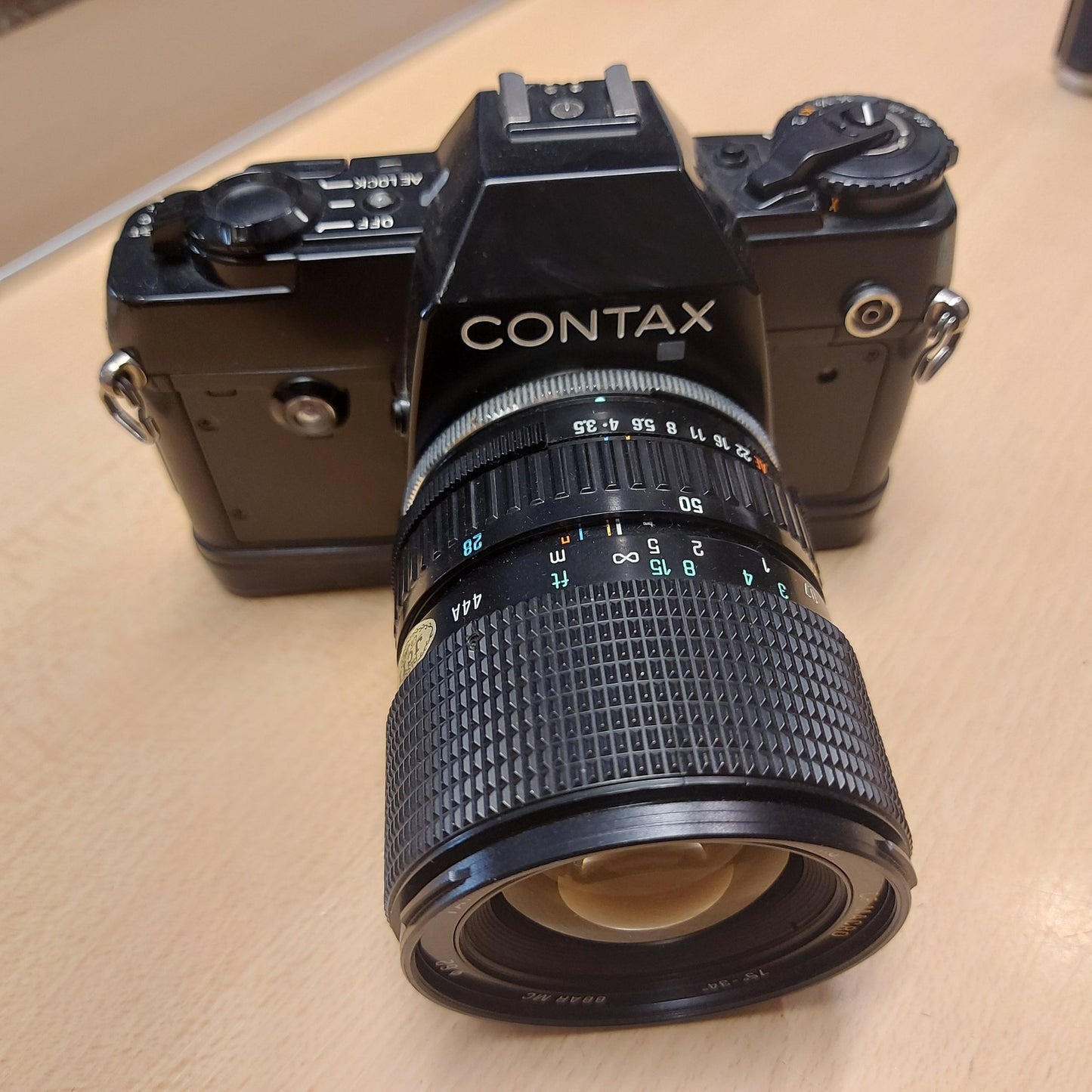 Contax 137 quartz + 28-70mm Tamron zoom