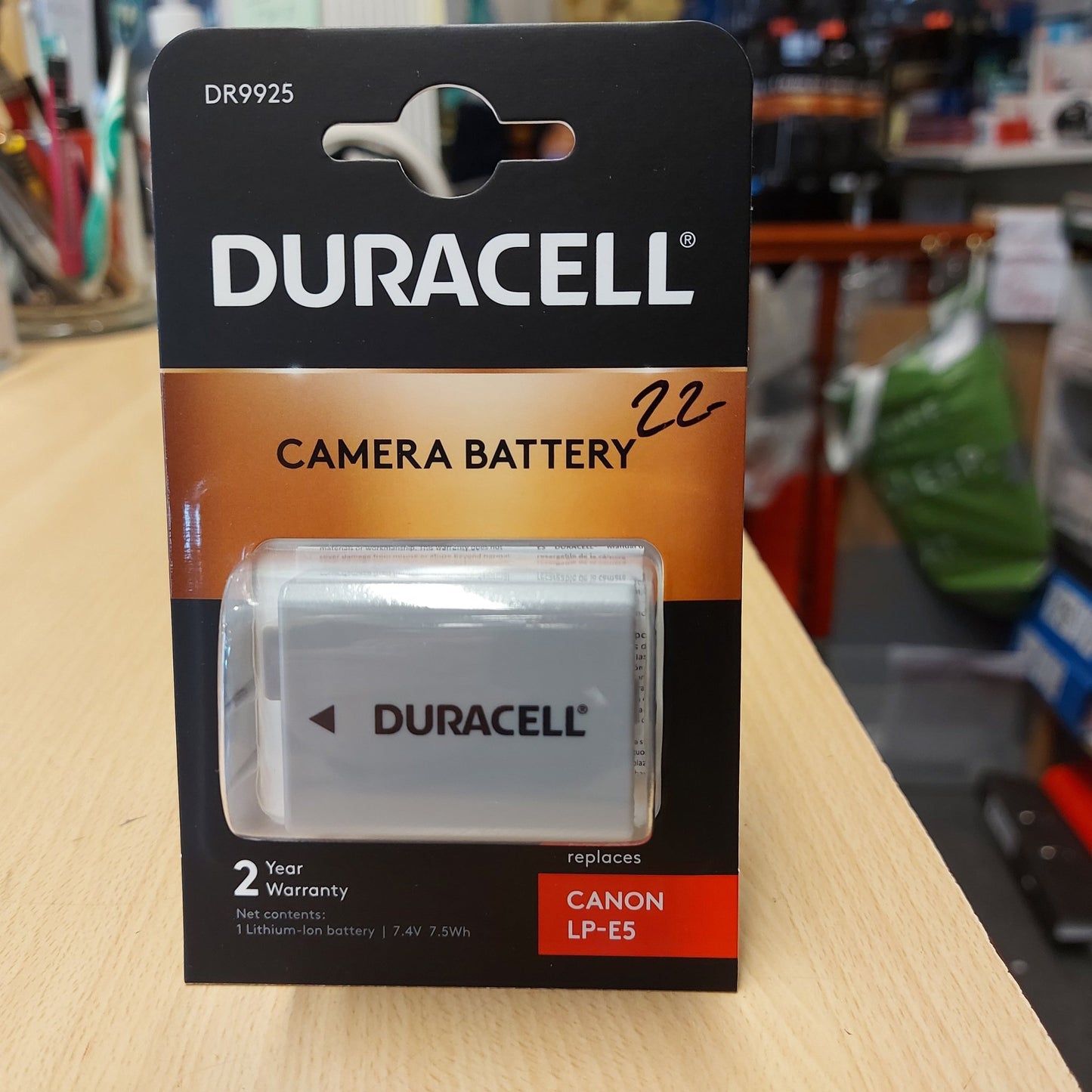 Canon fit - Duracell LP-E5