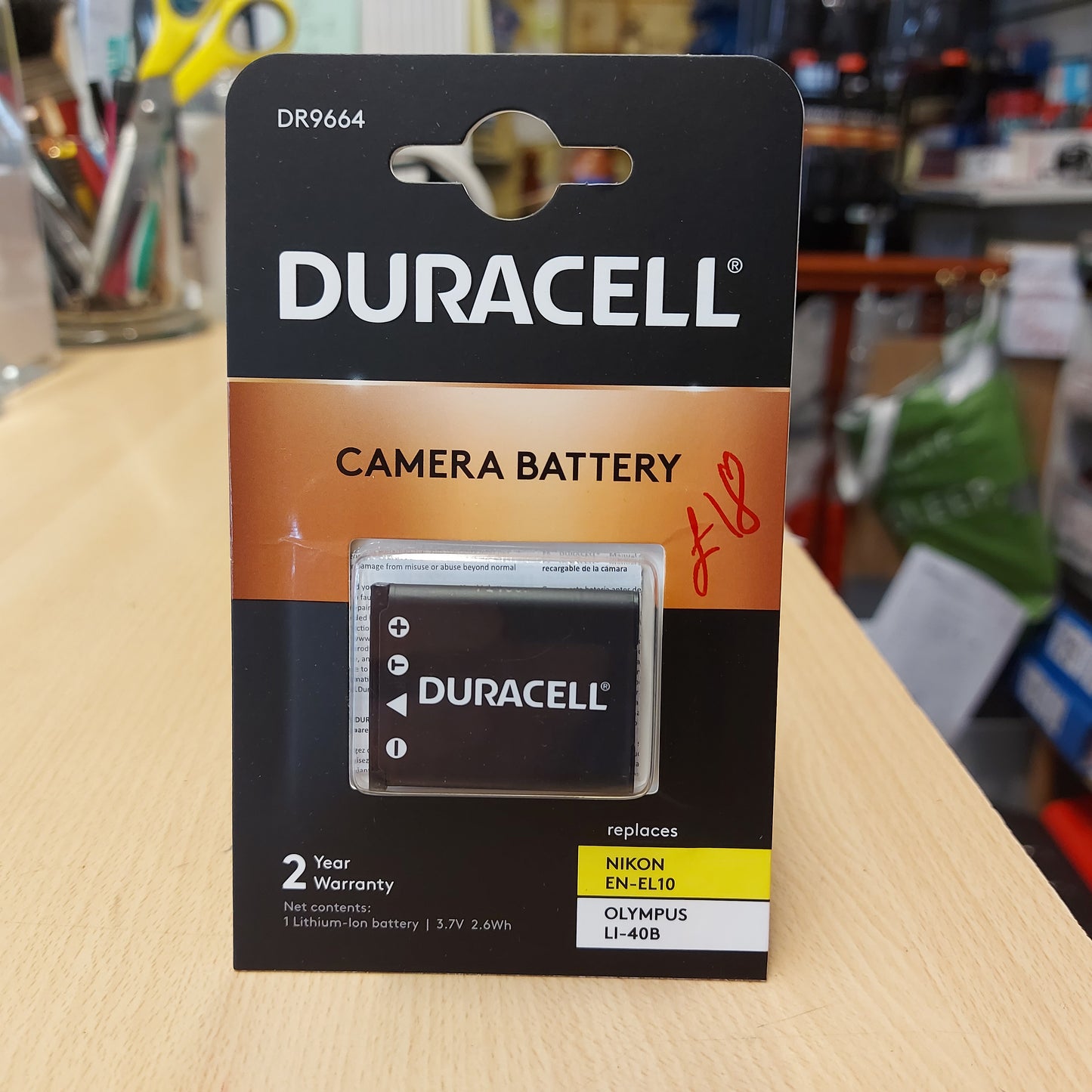 Nikon fit - Duracell EN-EL10