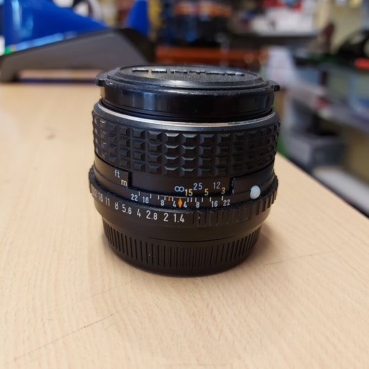 Pentax 50mm f/1.4 PK Fast Aperture Prime Lens