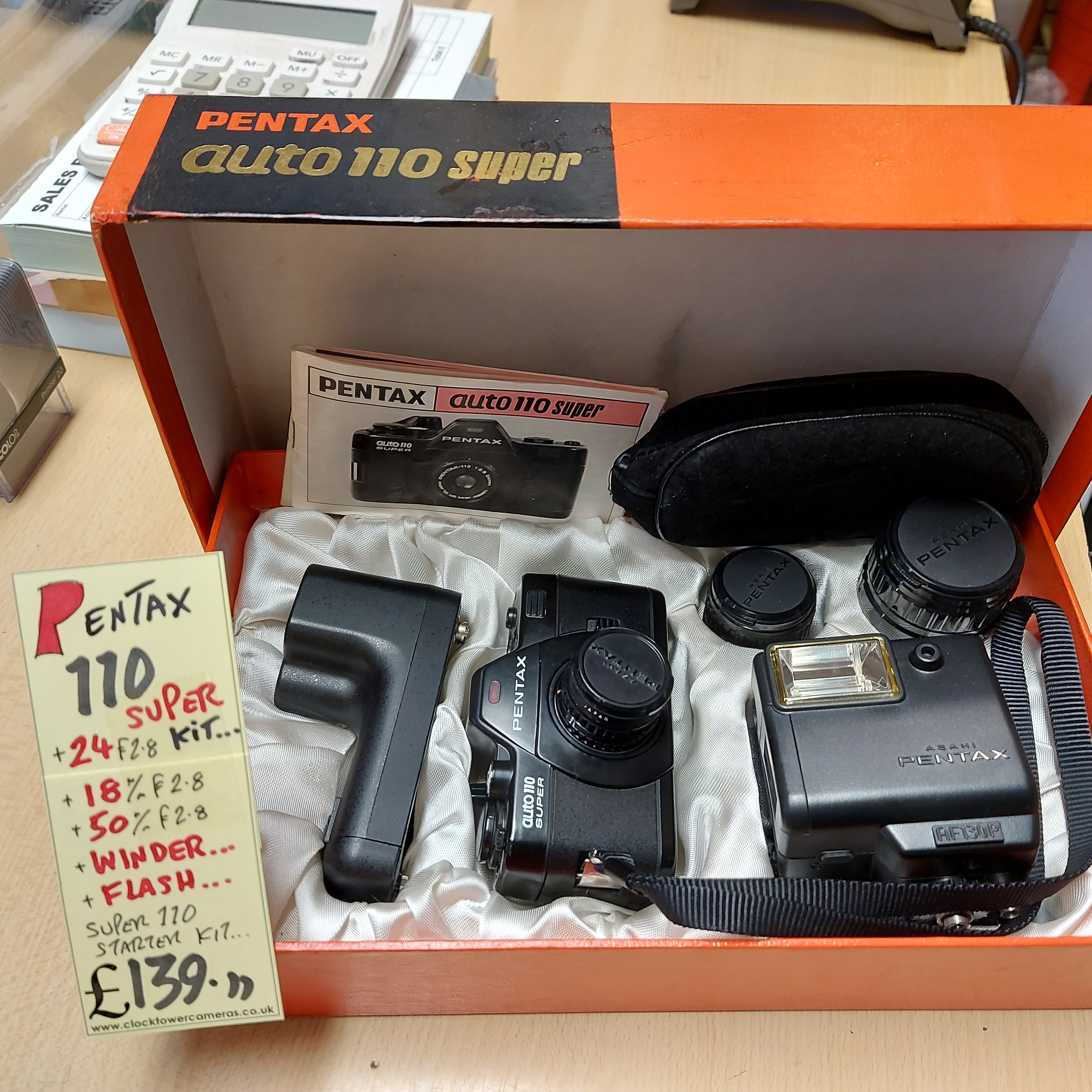 Pentax Auto 110 Outfit discount Case