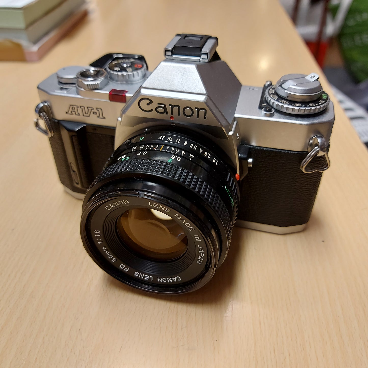 Canon AV-1 + 50mm f/1.8