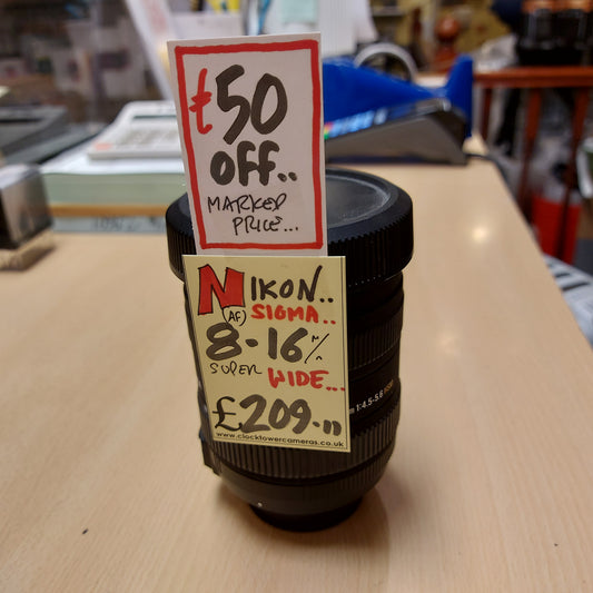 Sigma 8-16mm DX Super Wide (Special Offer)